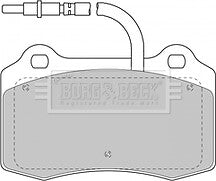 PEUGEOT 406 3.0 BRAKE PADS FRONT  FOR MODEL WITH BREMBO CALIPERS