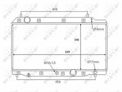 FOR HONDA FR-V CR-V 2.2CTDi 2005 On RADIATOR BRAND 
