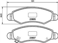 FIT FOR SUZUKI IGNIS 1.3 1.5 4GRIP 2003> MINTEX FRONT BRAKE DISC  BRAKE PADS