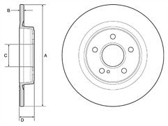 MERCEDES SLC180 200 300 350 SLK200 250 300 350 R172 REAR BRAKE DISC BRAKE PADS