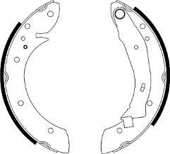 FOR CITROEN BERLINGO PEUGEOT PARTNER / PROTON JUMBUCK REAR MINTEXS BRAKE SHOES 