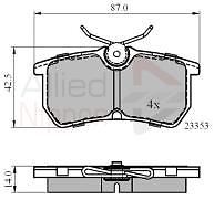 FOR FORD FIESTA MK5 MK6 1.0 1.5 1.6 FOCUS 1.4 1.8 OE QUALITY NEW REAR BRAKE PADS