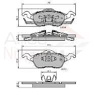FORD FOCUS MK1 1998-04 REAR BRAKE DRUMS FITTED BEARINGS SHOES FRONT DISCS  PADS