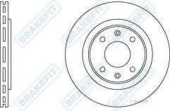 PEUGEOT 206 305 405 XSARA BERLINGO PARTNER BRAKE DISCS PAIR VENTED 266MM 