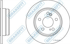 FOR MERCEDES C CLASS C204 W204 REAR DRILLED BRAKE DISCS 278MM