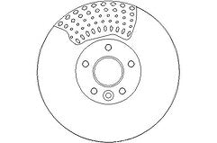 FORD KUGA TDCi EcoBoost CROSS DRILLED GROOVED BRAKE DISC PADS FRONT 