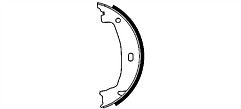 FORBMW 320D 316 318 320 323 328 325 REAR HANDBRAKE PARKING SHOES BRAKEFITTINGKIT