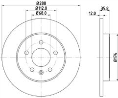 AUDI A4 2.0DTM QUATTRO B7 BRAKE DISC REAR BRAKE DISC BRAKE PADS MINTEX