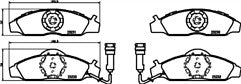 SSANGYONG MUSSO KORANDO MINTEX BRAKE PADS FRONT REAR PBR CALIPERS