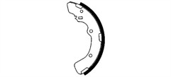 MINTEX REAR BRAKE SHOES FIT MITSUBISHI L300 DELICA 2.5TD J3505028
