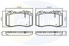 REAR BRAKE PAD SET FOR NISSAN ALMERA 2.0 N15 HATCHBACK 1995 ON
