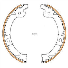 FOR CHRYSLER VOYAGER GRAND VOYAGER 96-07 HAND BRAKE PARKING REAR BRAKE SHOE NEW
