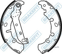 FOR FORD FIESTA MK5 2002 ON 2 REAR BRAKE DRUMS REAR BRAKE SHOES