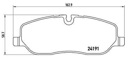 FOR LANDROVER RANGE ROVER TDV6  DISCOVERY 3 4 FRONT BREMBO BRAKE PADS P44014