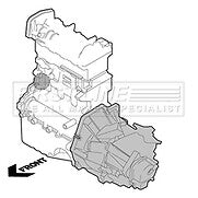 VAUXHALL ASTRA H J INSIGNIA ZAFIRA  2.0CDTI FRONT RIGHT ENGINE GEARBOX  MOUNTING