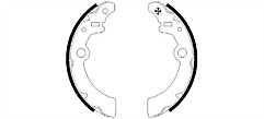 FOR SUZUKI ALTO 1.1 IGNIS1.3 WAGON R+ 1.3 2000-2008 REAR BRAKE SHOE SET 
