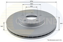 FOR FORD TRANSIT CONNECT 1.8 DRILLED GROOVED FRONT REAR BRAKE DISCS + PADS
