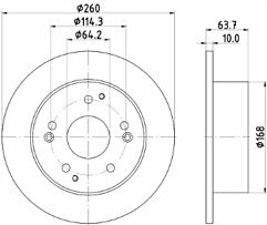 ACCORD TYPE R MINTEX FRONT REAR BRAKE DISC & PADS