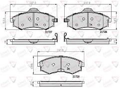 FOR HYUNDAI COUPE F2 99-02 BRAKE PADS FRONT REAR BRAKE PADS