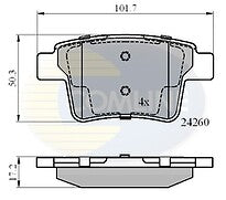 FORD MONDEO ST220 ESTATE  BRAKE PADS REAR 