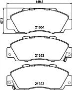 FOR HONDA PRELUDE 2.2 2.3 BB1 BB2 BRAKE PADS FR+RR MINTEX