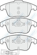  Tiguan 4Motion 2011 on FRONT & REAR BRAKE PADS FRONT REAR SET
