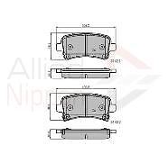 FOR VAUXHALL OPEL INSIGNIA MK1 A 1.4 1.6 1.8 2.0 CDTI OE QUALITY REAR BRAKE PADS