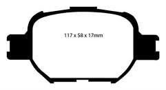 FOR TOYOTA CELICA 1.8VVTI 140 DRILLED GROOVED DISC & BRAKE PADS 255MM