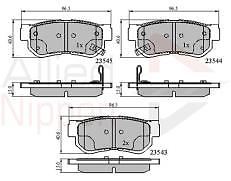 FOR HYUNDAI TRAJET SANTA FE TUSCON MATRIX REAR BRAKE PADS