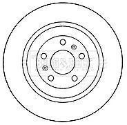 2 NEW REAR BRAKE DISC FOR AUDI A8 D3 QUATTRO TDI VW PHAETON TDi W12 335MM