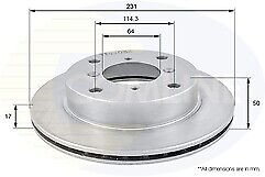 FOR SUZUKI SWIFT ALTO JUSTY CAPPUCCINO FRONT BRAKE DISCS X2