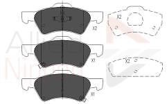 VOYAGER  GRAND VOYAGER FRONT BRAKE PADS 15" WHEELS MODELS WITH 282MM DISCS 