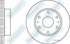 FOR TOYOTA HILUX 2.5D4D 3.0D4D VIGO INVINCIBLE 2005 ON FRONT BRAKE DISC & PADS