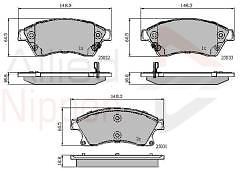 FOR VAUXHALL OPEL ASTRA J VI ESTATE SALOON GTC OE QUALITY FRONT BRAKE PADS