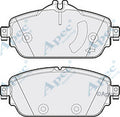 FOR MERCEDES-BENZ AMG GT BRAKE PADS FRONT FULL SET O E  TYPE 