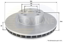 BMW 5 SERIES 530 E39 FRONT BRAKE DISC FRONT BRAKE PADS 324