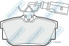 VW TRANSPORTER T4 1995>   BRAKE PADS REAR