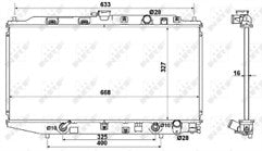 FOR HONDA CIVIC DX COMBINED RADIATOR AND OIL COOLER  D13B1 ENGINE CODE 