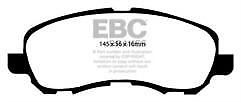 FOR CHRYSLER SEBRING 2 (2007-2010) EBC FRONT BRAKE PADS SET OF 4 