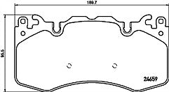 FOR LAND ROVER DEFENDER 2020> FRONT BRAKE DISCS DRILLED GROOVED PADS 360MM