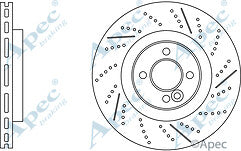 FOR MINI HATCH JOHN COOPER WORKS (MK2 R56 FRONT REAR BRAKE DISCS PADS DRILLED