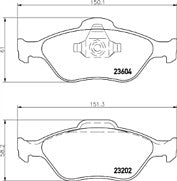 FORD FIESTA MK4 MK51.2 1.3 1.4 1.6 MINTEX FRONT BRAKE DISCS PADS 258MM