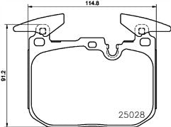 BMW F40 F44 MINI  FRONT AND REAR DISC BRAKE PADS SET
