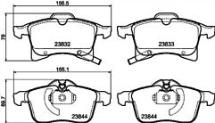 VAUXHALL ZAFIRA GSI  TURBO BRAKE DISCS BRAKE PADS FRONT  REAR MINTEX 