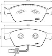FOR AUDI S8 FRONT BRAKE DISC PADS FOR  385MM DISCS 