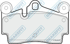 BRAKE PADS REAR WITH SENSORS FOR AUDI Q7 3.0 TDi QUATTRO TFSi 4.2 S LINE