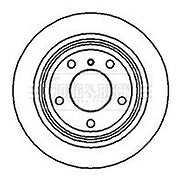 genuine brembo  Brake Discs Set Rear Axle for BMW 5er E39 Touring 1163153 
