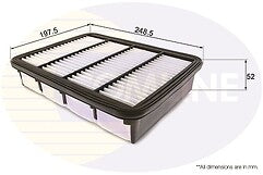 AIR FILTER FITS FORD RANGER TURBO 2.5 DUALCAB MAZDA B2500 BONGO FRIENDEE GALANT