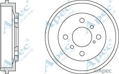 FOR FORD FEISTA MK7 REAR BRAKE DRUMS AND BRAKE SHOES