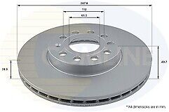 MAZDA 6 2.0 2.3 16V 2.0TD 2002-2008 2 FRONT BRAKE DISC FRONT PADS 283MM